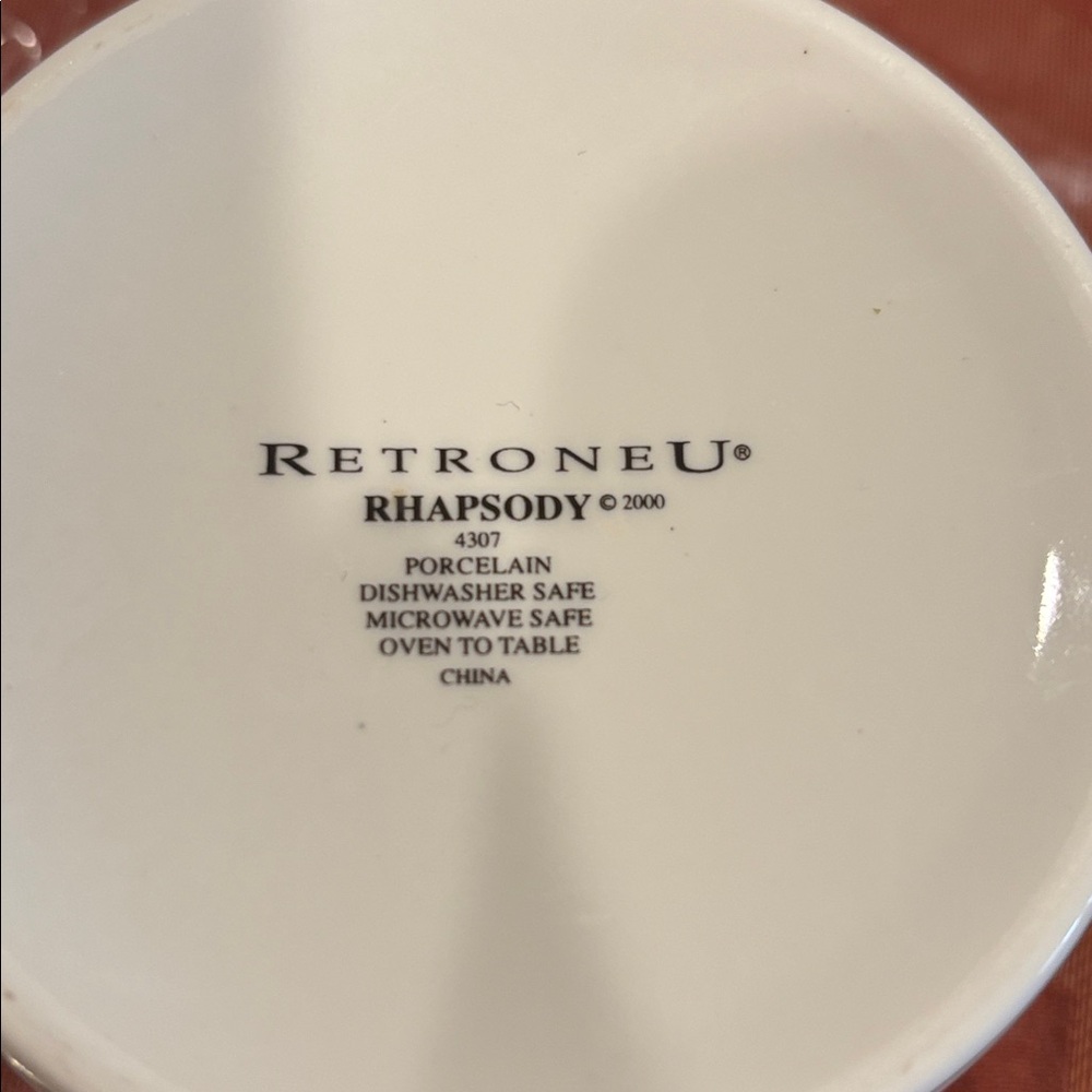 Rhapsody by RETRONEU Porcelain Floral Teacups & Saucer Set - Picture 7 of 10